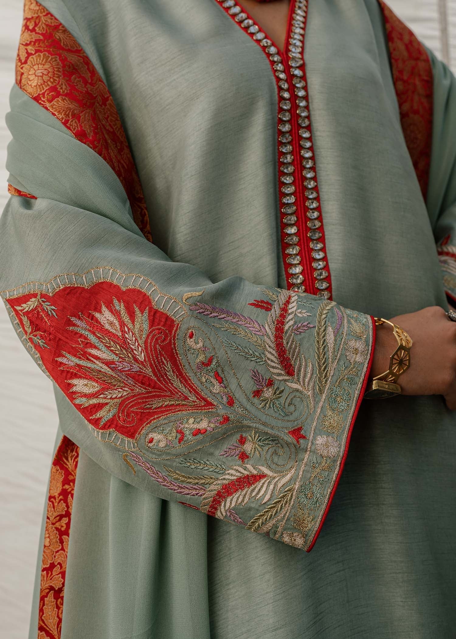 Mahgul | Eid Edit 2024 | Kashmiri Sea - Official Mahgul stockist in UK - Sakeena London