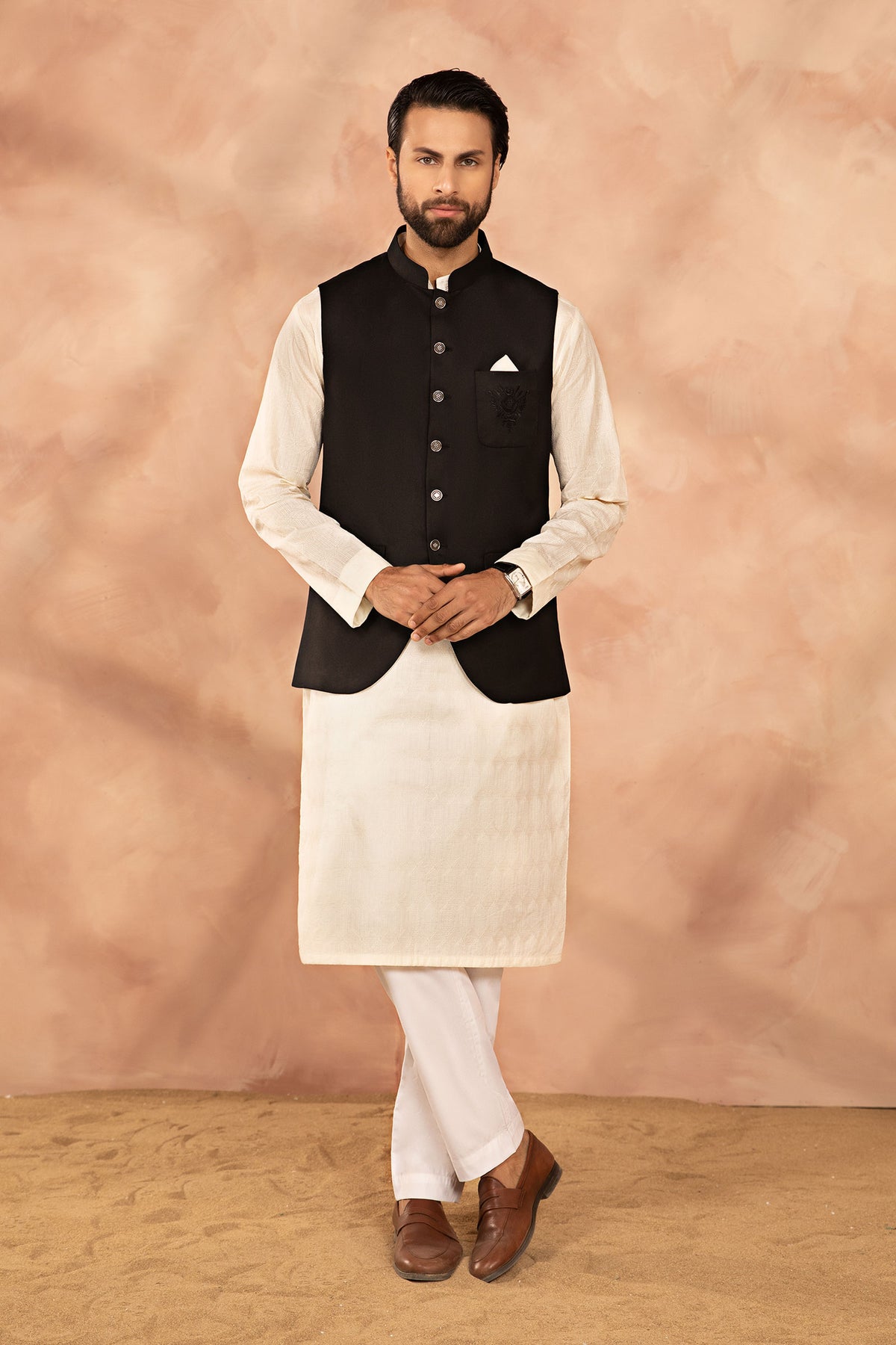 Pakistani Menswear | MARIA.B-GTS-SS24-25 - Official Sakeena London Ltd. stockist in UK - Sakeena London