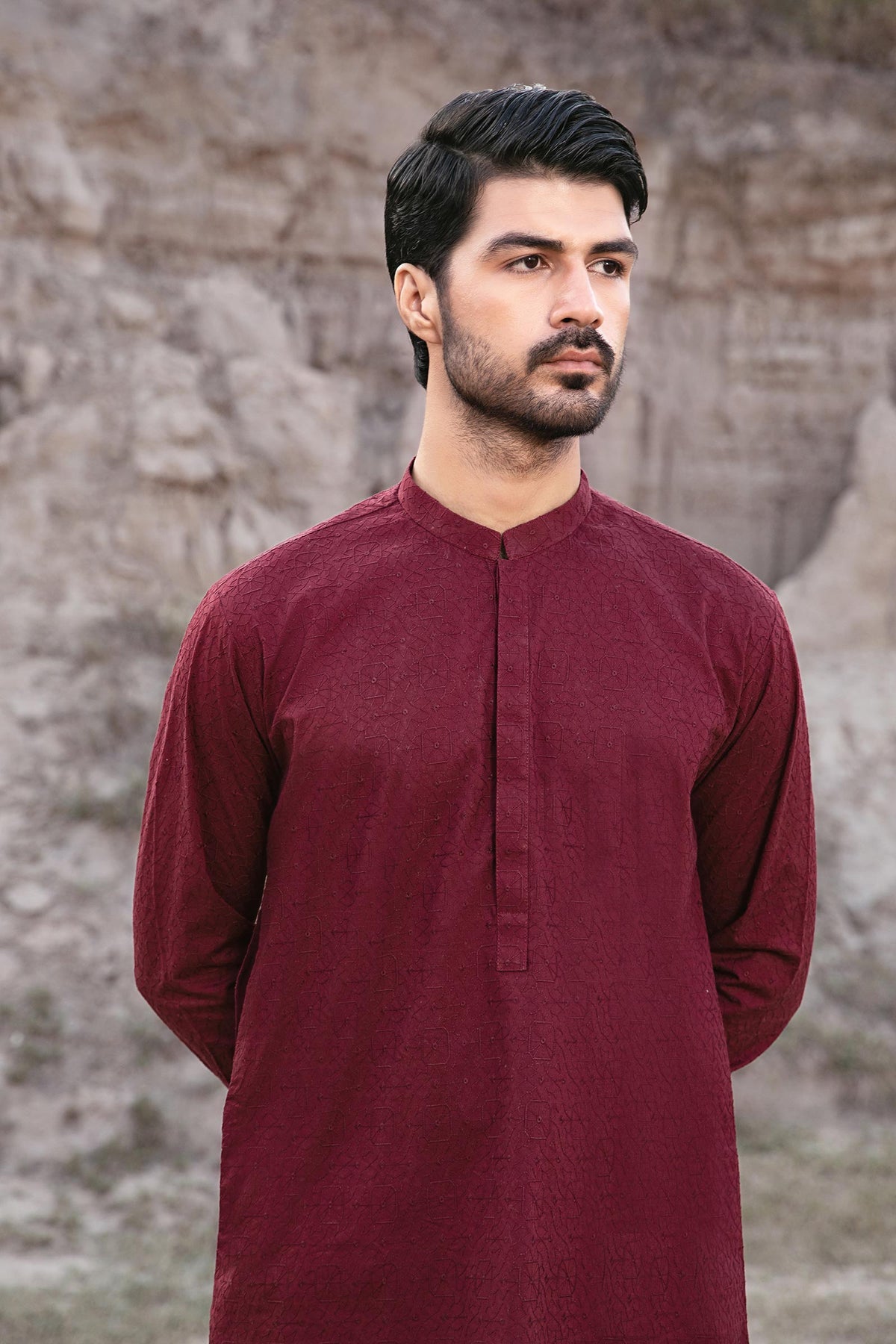 Pakistani Menswear | MARIA.B-GTS-W23-02 - Official Sakeena London Ltd. stockist in UK - Sakeena London