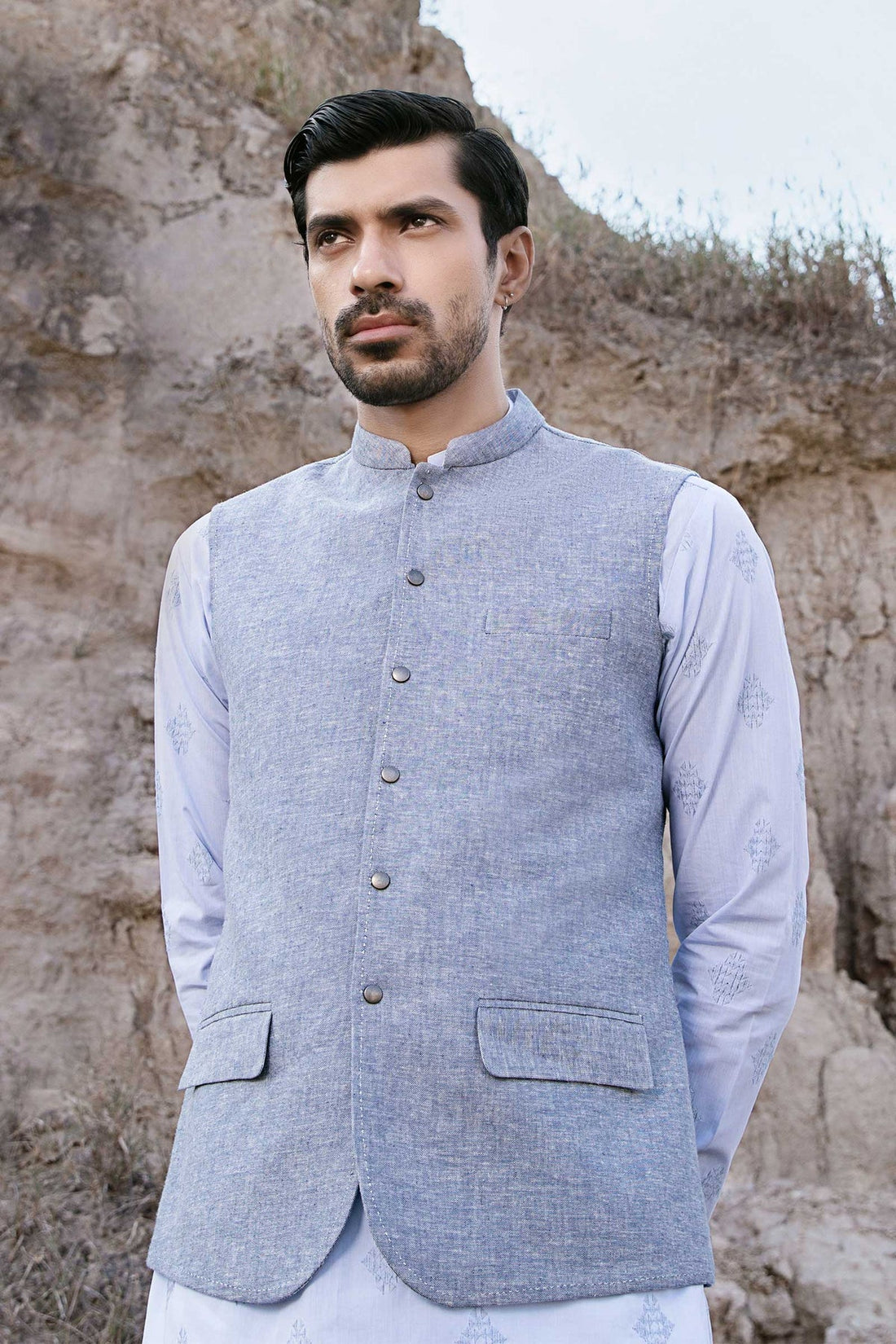 Pakistani Menswear | MARIA.B-GTS-W23-12 - Official Sakeena London Ltd. stockist in UK - Sakeena London