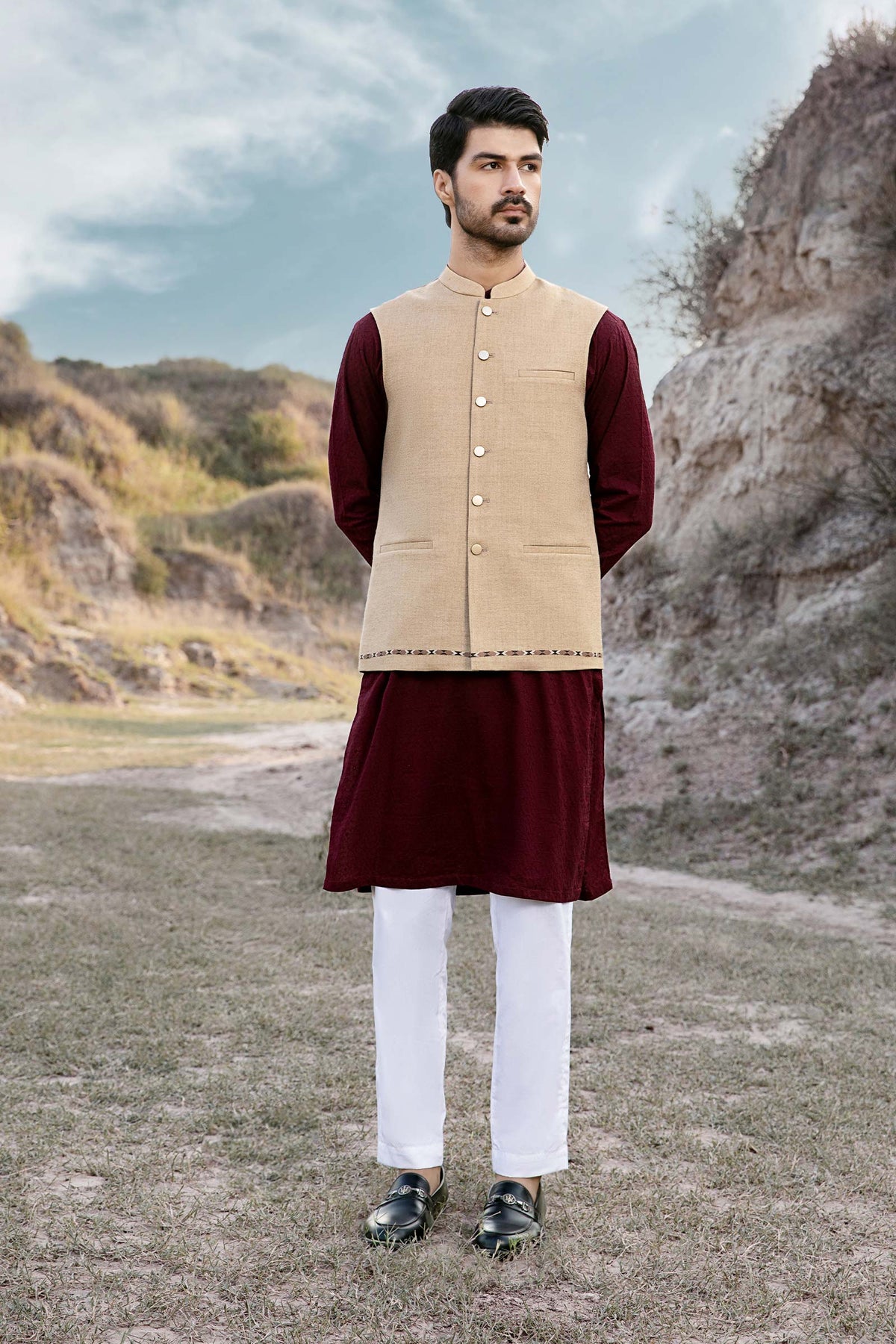 Pakistani Menswear | MARIA.B-GTS-W23-15 - Official Sakeena London stockist in UK - Sakeena London