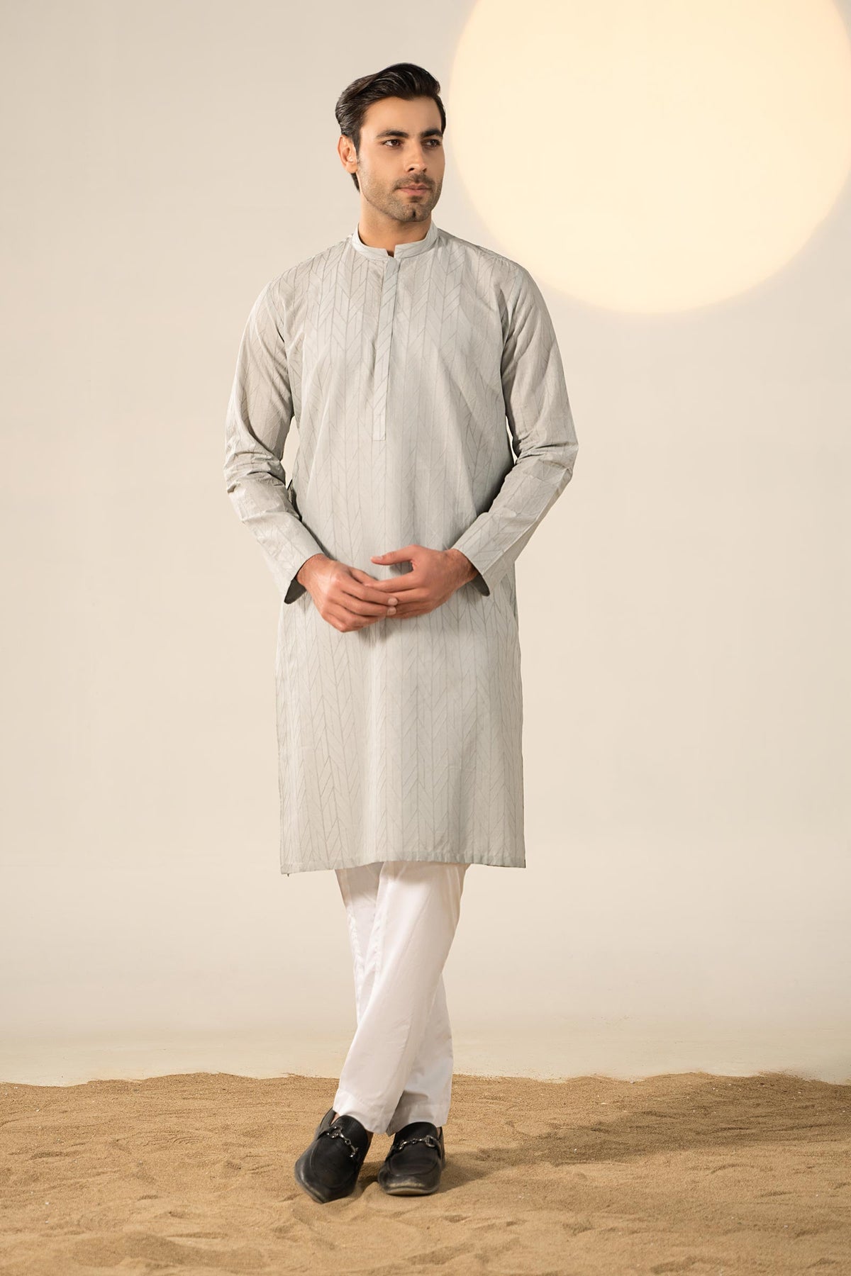 Pakistani Menswear | MARIA.B- GTS-SS24-02 - Official Sakeena London Ltd. stockist in UK - Sakeena London