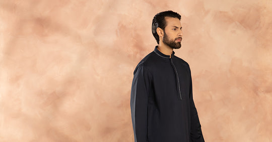 Pakistani Menswear | MARIA.B-GTS-SS24-18 - Official Sakeena London Ltd. stockist in UK - Sakeena London