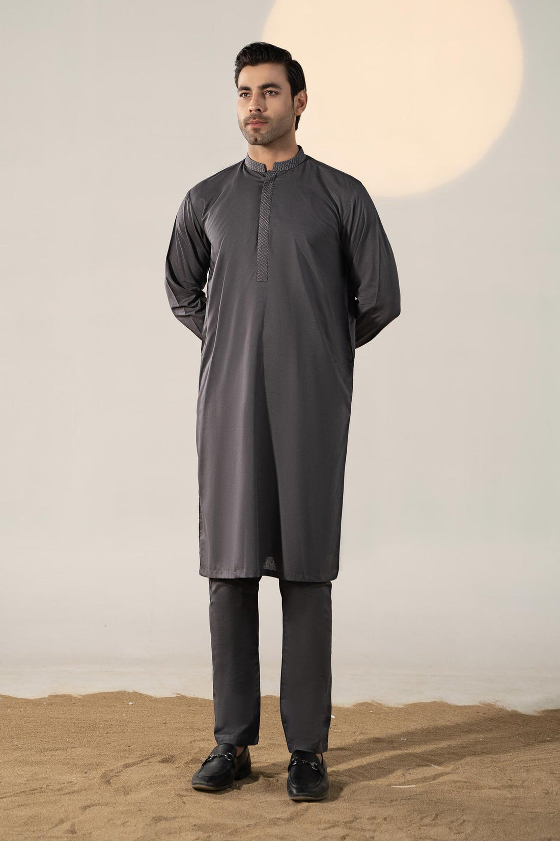 Pakistani Menswear | MARIA.B-GTS-SS24-19 - Official Sakeena London Ltd. stockist in UK - Sakeena London