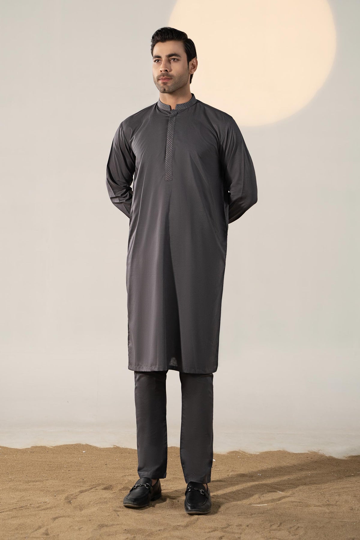 Pakistani Menswear | MARIA.B-GTS-SS24-19 - Official Sakeena London Ltd. stockist in UK - Sakeena London
