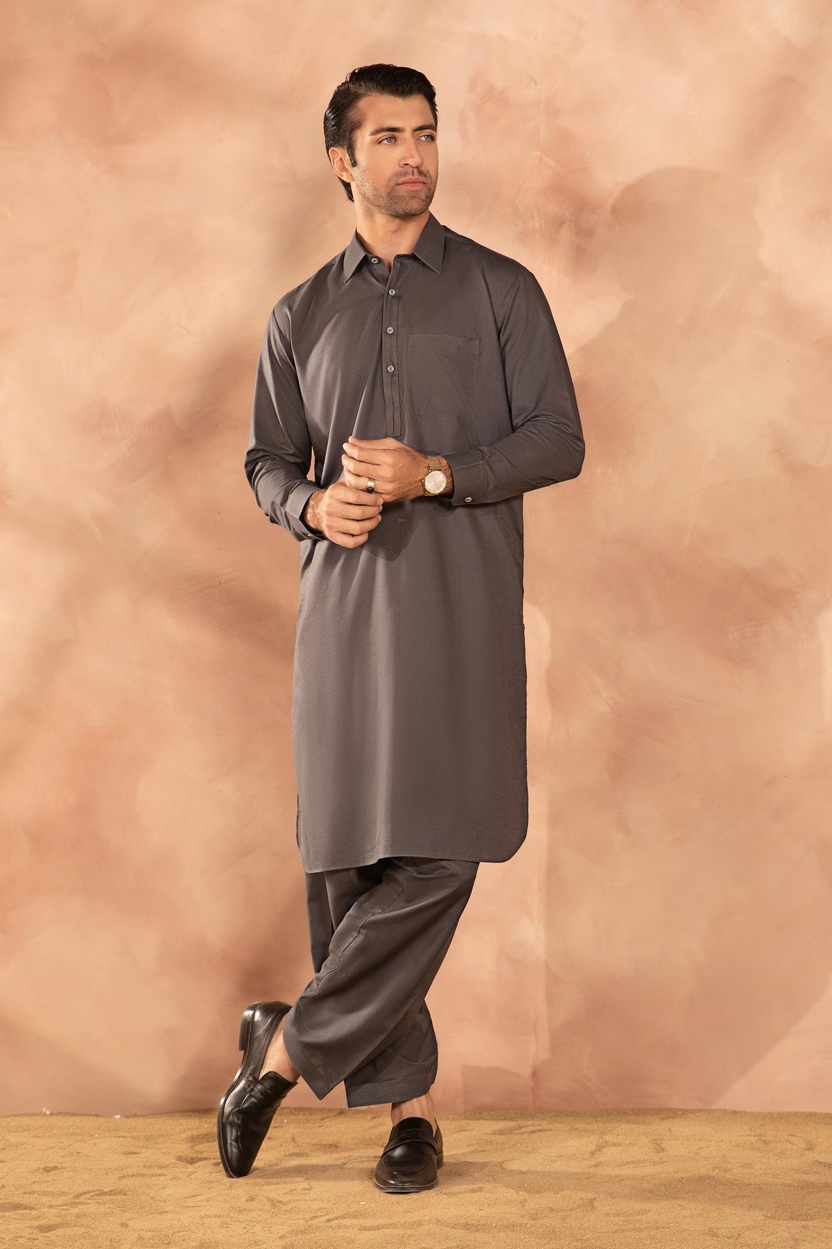 Pakistani Menswear | MARIA.B-GTS-SS24-20 - Official Sakeena London Ltd. stockist in UK - Sakeena London