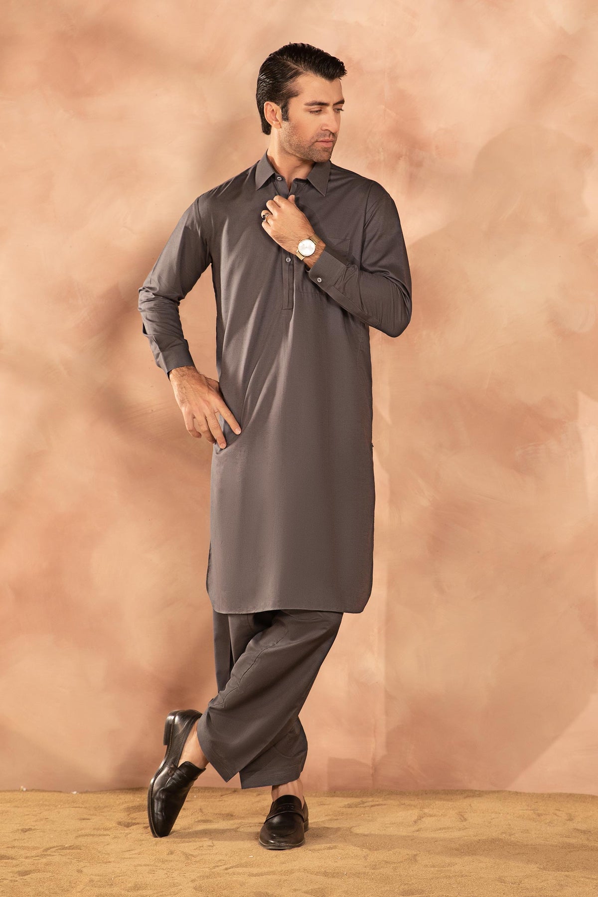 Pakistani Menswear | MARIA.B-GTS-SS24-20 - Official Sakeena London Ltd. stockist in UK - Sakeena London
