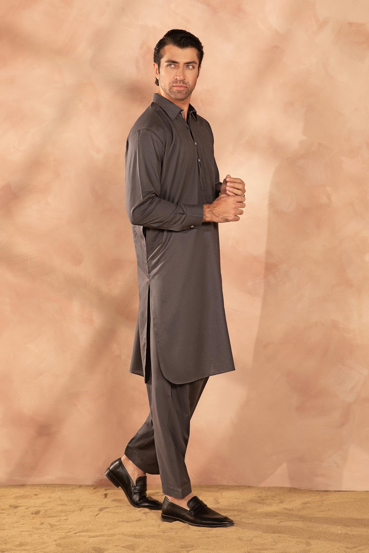 Pakistani Menswear | MARIA.B-GTS-SS24-20 - Official Sakeena London Ltd. stockist in UK - Sakeena London