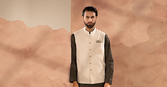 Pakistani Menswear | MARIA.B-GTS-SS24-22 - Official Sakeena London Ltd. stockist in UK - Sakeena London