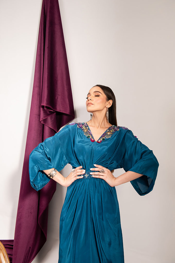 Maria Osama Khan | Tiffany Formals | Sapphire - Official Maria Osama Khan stockist in UK - Sakeena London