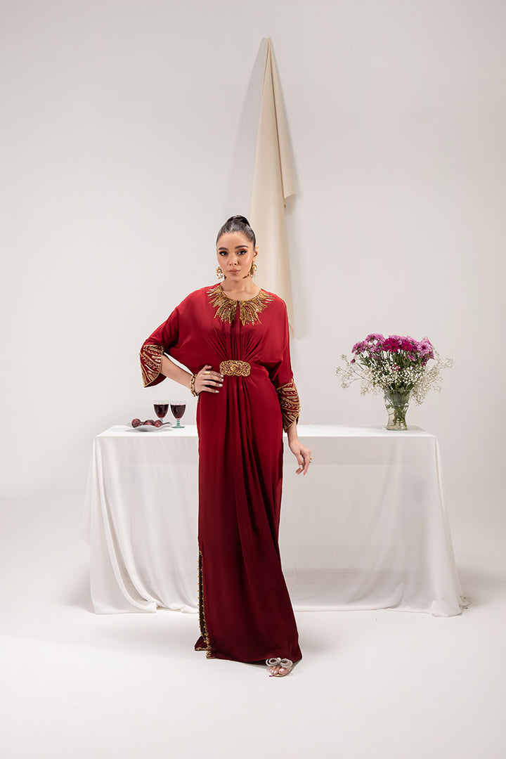 Maria Osama Khan | Tiffany Formals | Ruby - Official Maria Osama Khan stockist in UK - Sakeena London