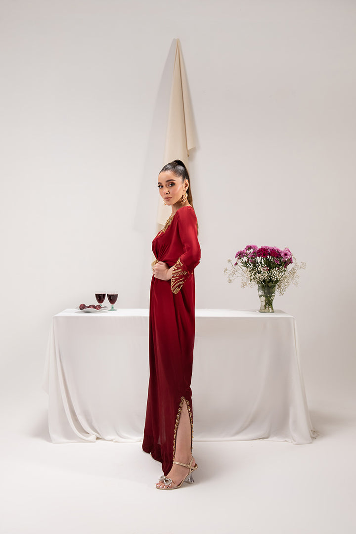 Maria Osama Khan | Tiffany Formals | Ruby - Official Maria Osama Khan stockist in UK - Sakeena London