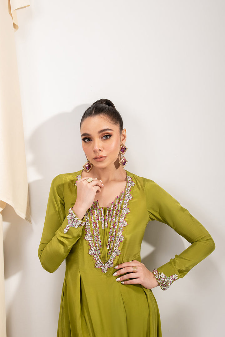 Maria Osama Khan | Tiffany Formals | Peridot - Official Maria Osama Khan stockist in UK - Sakeena London