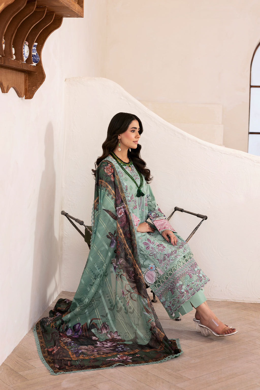 Ramsha | Mashaal Luxury Lawn | L-1405 - Official Ramsha stockist in UK - Sakeena London