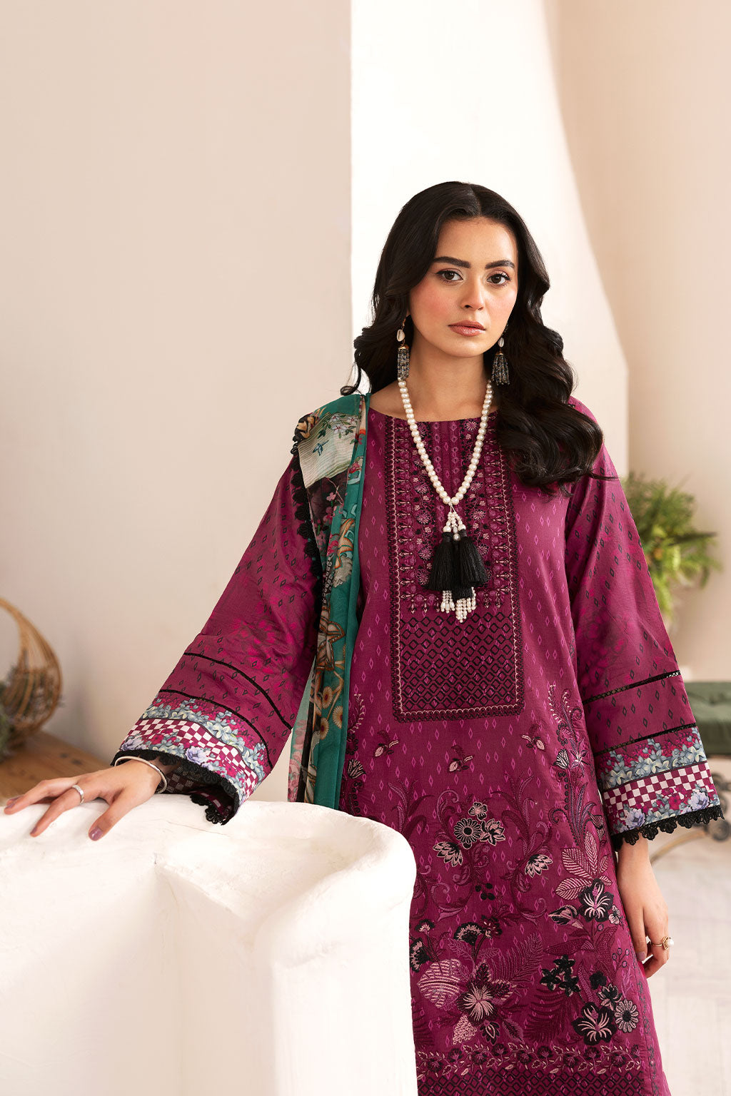 Ramsha | Mashaal Luxury Lawn | L-1402 - Official Ramsha stockist in UK - Sakeena London