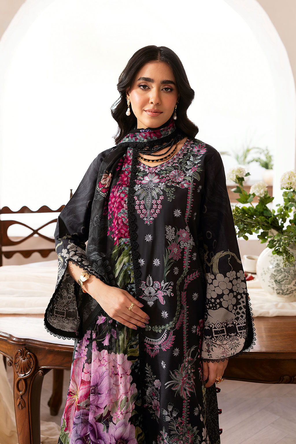 Ramsha | Mashaal Luxury Lawn | L-1403 - Official Ramsha stockist in UK - Sakeena London