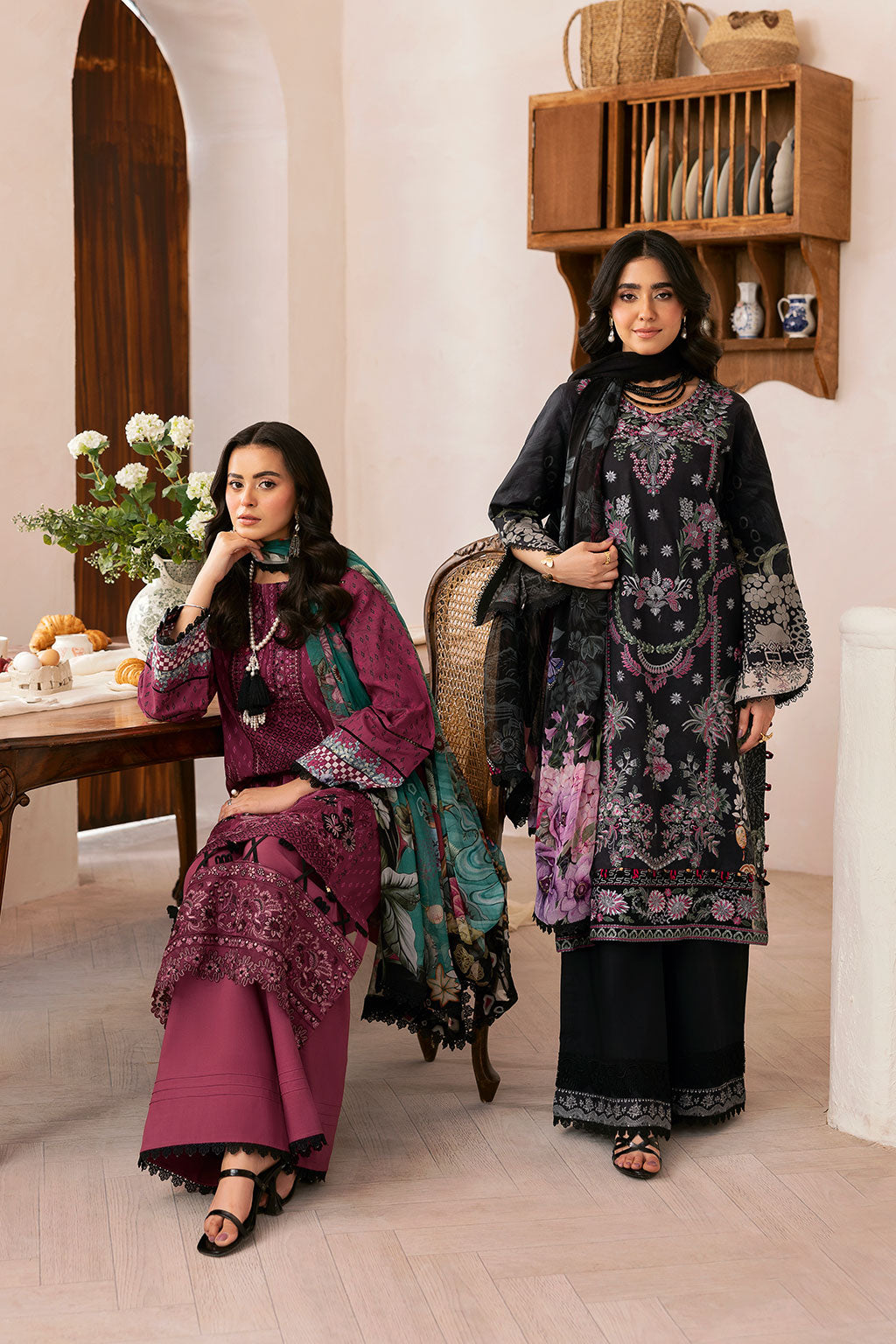 Ramsha | Mashaal Luxury Lawn | L-1403 - Official Ramsha stockist in UK - Sakeena London