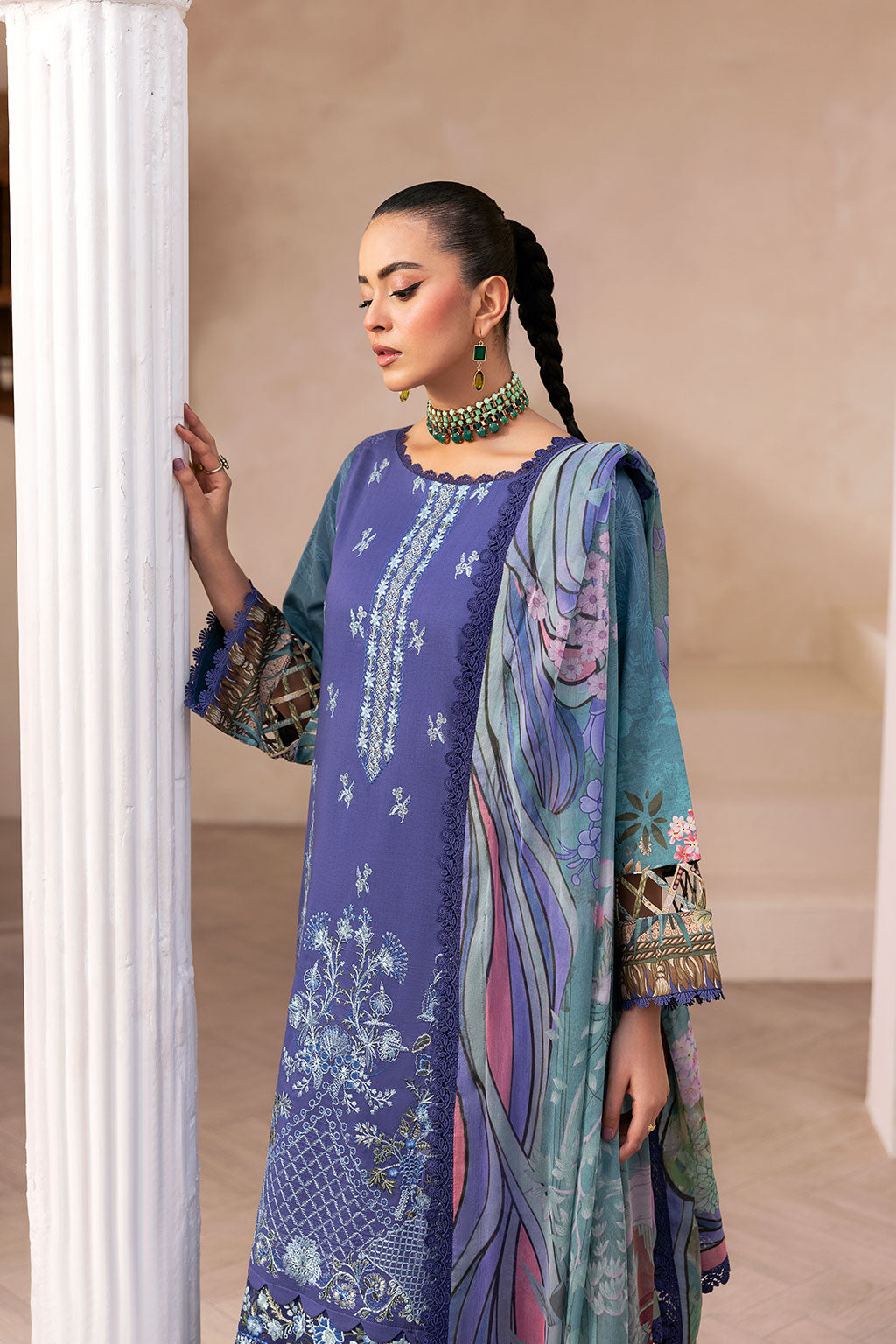Ramsha | Mashaal Luxury Lawn | L-1412 - Official Ramsha stockist in UK - Sakeena London