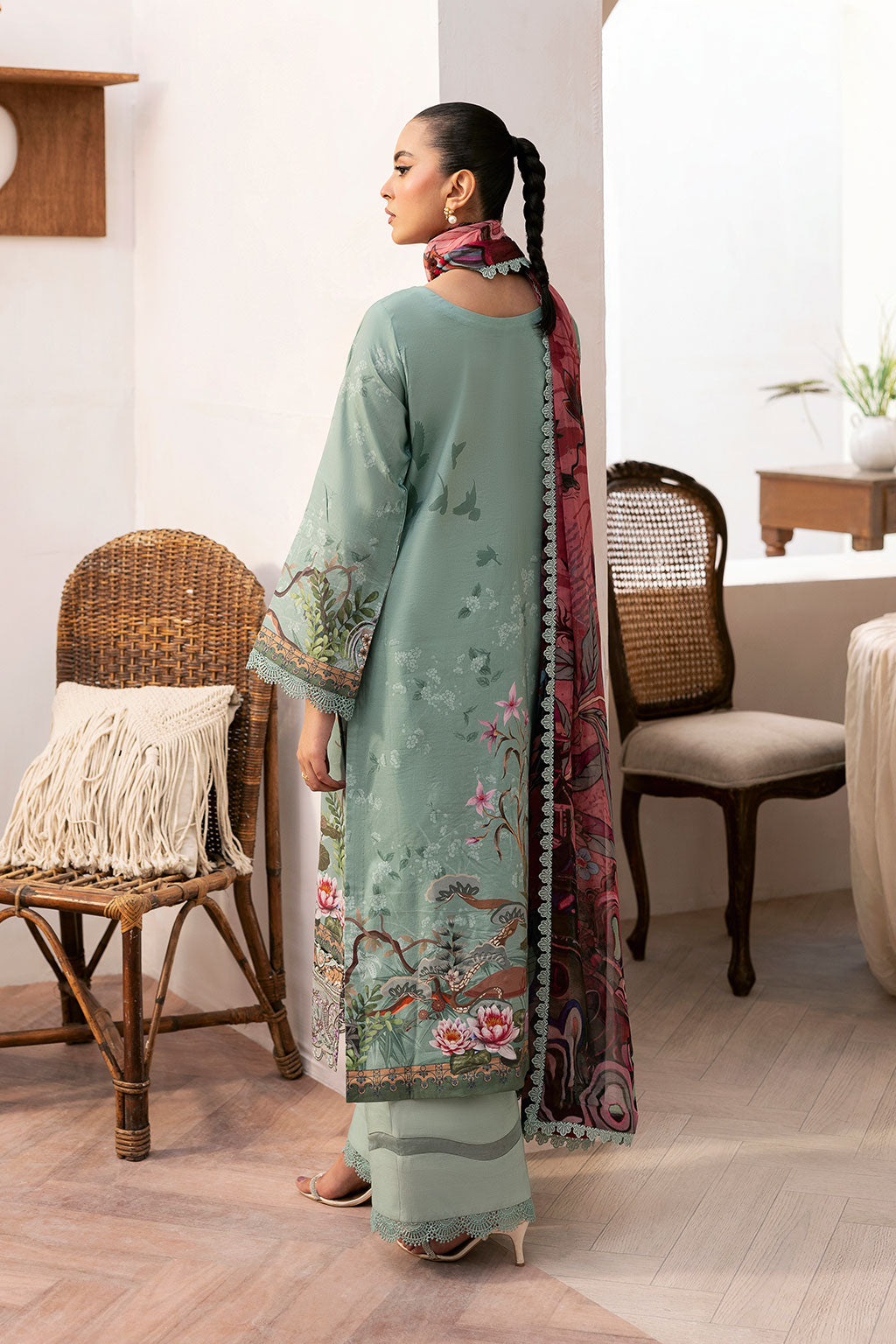 Ramsha | Mashaal Luxury Lawn | L-1410 - Official Ramsha stockist in UK - Sakeena London