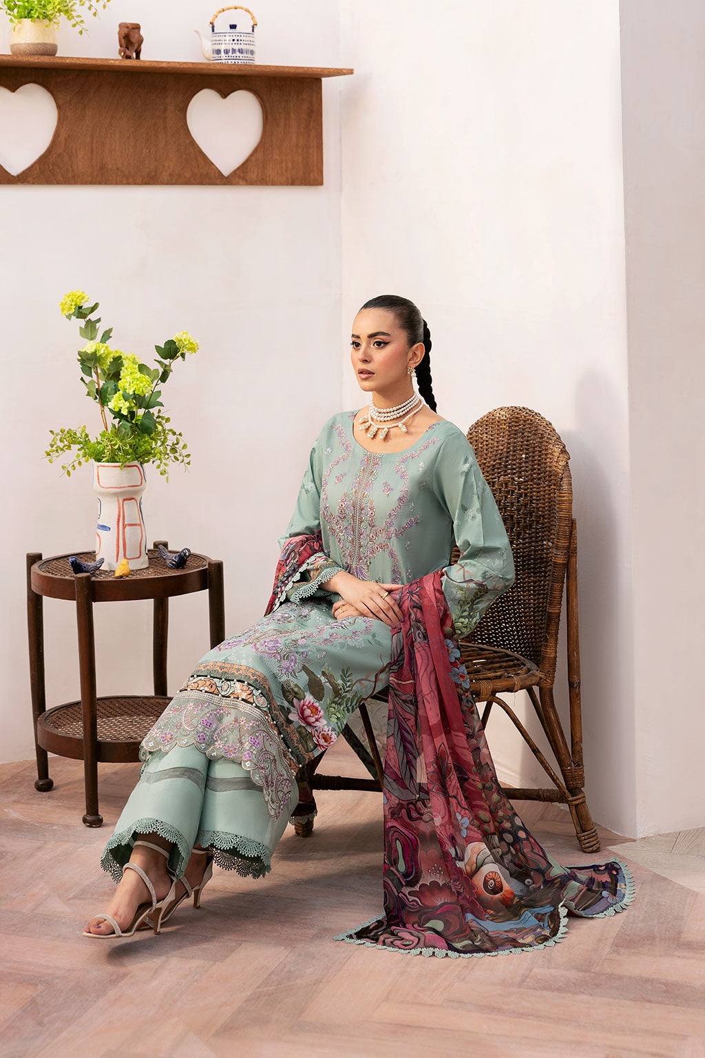 Ramsha | Mashaal Luxury Lawn | L-1410 - Official Ramsha stockist in UK - Sakeena London