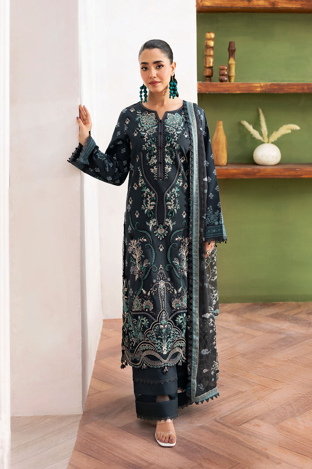 Ramsha | Mashaal Luxury Lawn | L-1408 - Official Ramsha stockist in UK - Sakeena London