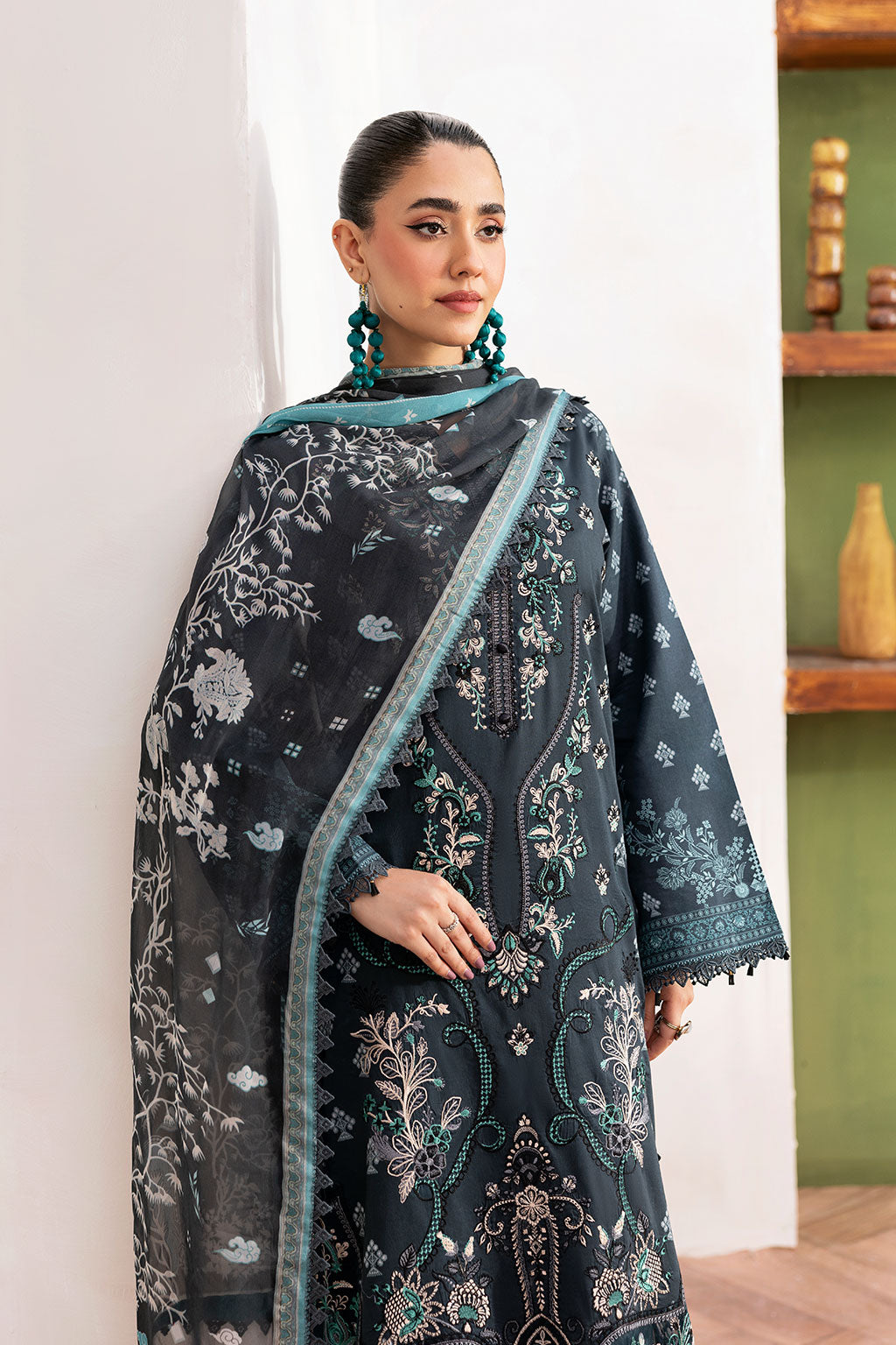 Ramsha | Mashaal Luxury Lawn | L-1408 - Official Ramsha stockist in UK - Sakeena London