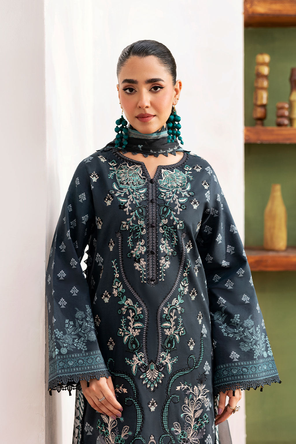 Ramsha | Mashaal Luxury Lawn | L-1408 - Official Ramsha stockist in UK - Sakeena London