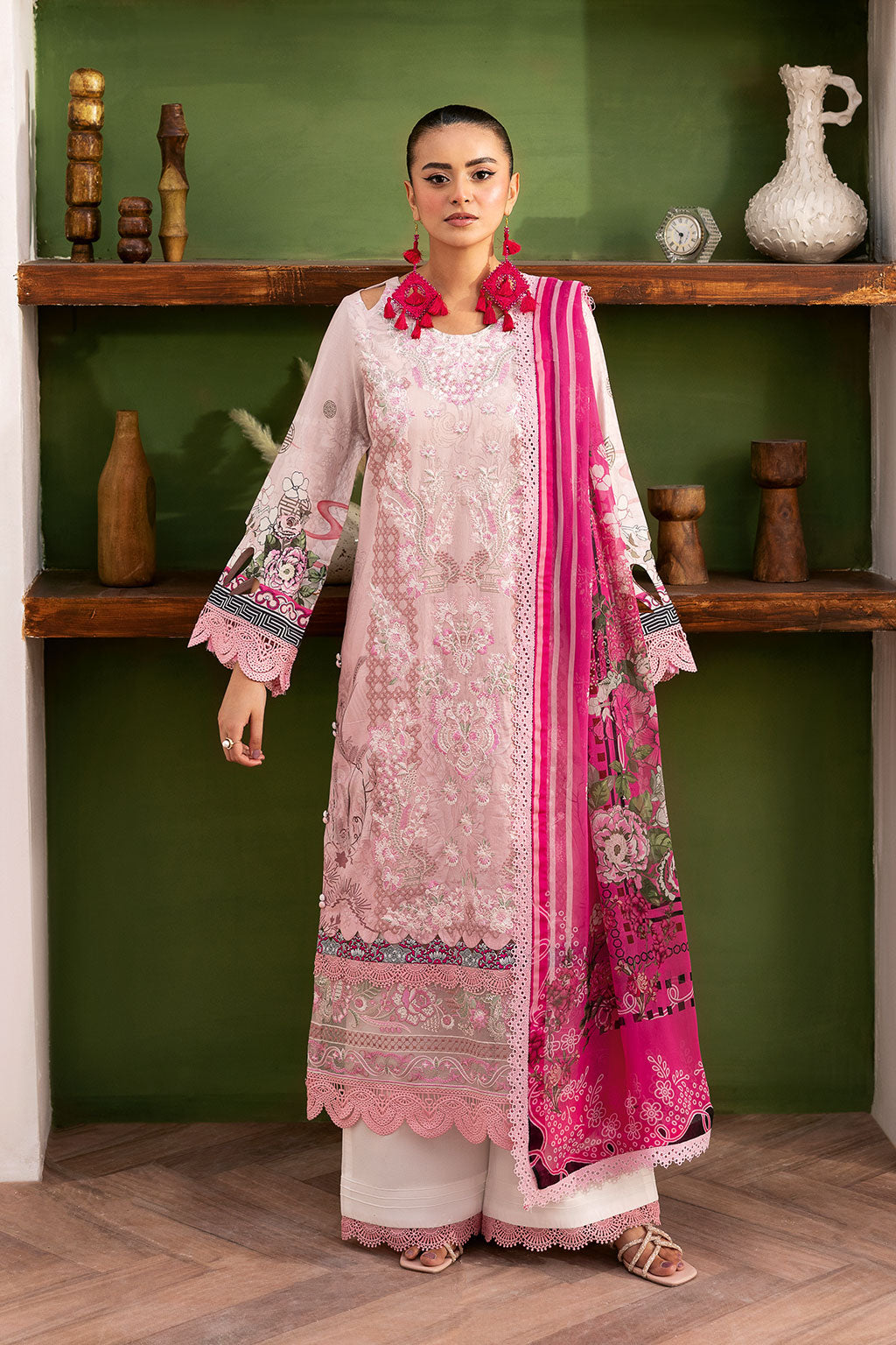 Ramsha | Mashaal Luxury Lawn | L-1407 - Official Ramsha stockist in UK - Sakeena London
