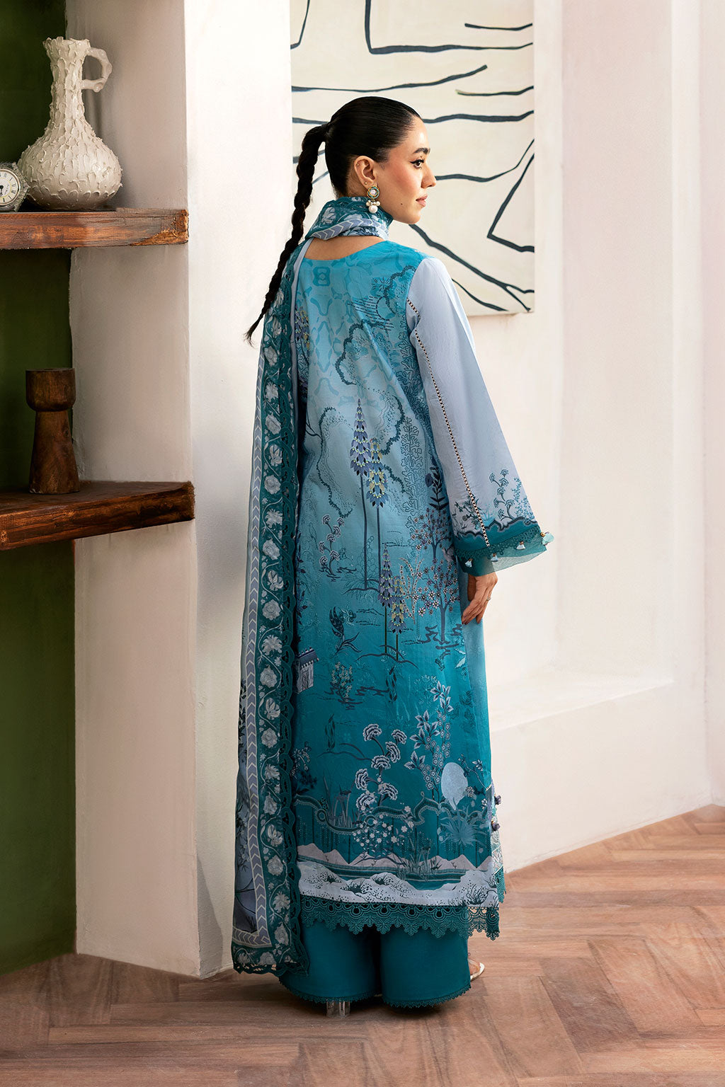 Ramsha | Mashaal Luxury Lawn | L-1406 - Official Ramsha stockist in UK - Sakeena London