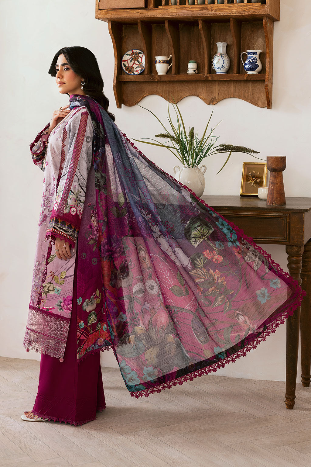 Ramsha | Mashaal Luxury Lawn | L-1409 - Official Ramsha stockist in UK - Sakeena London