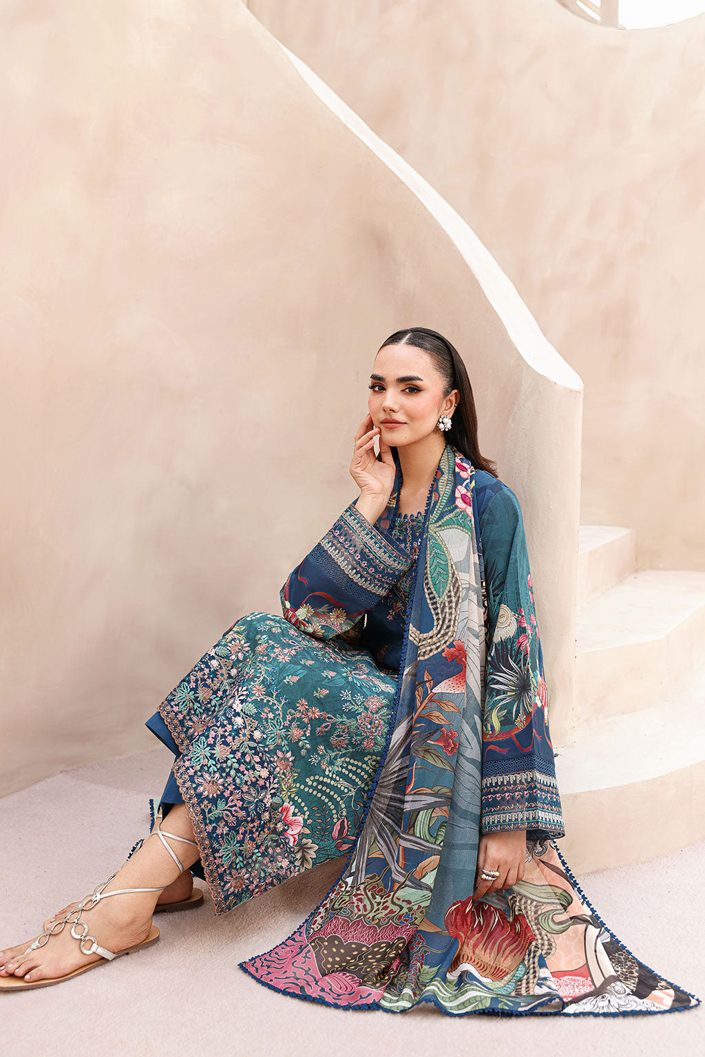 Ramsha | Mashaal Luxury Lawn | L-1509