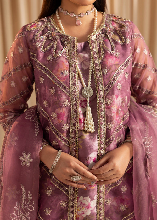 Maryum N Maria | Vasl Pret | UN-08 - LAVENDER - Official Diara Couture stockist in UK - Sakeena London