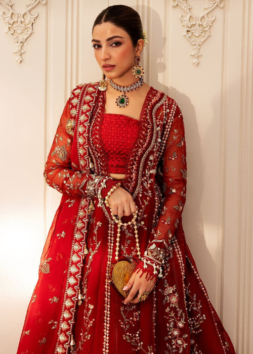 Sadaf Fawad Khan | Wedding Festive 25 | Scarlet - Official Sadaf Fawad Khan stockist in UK - Sakeena London