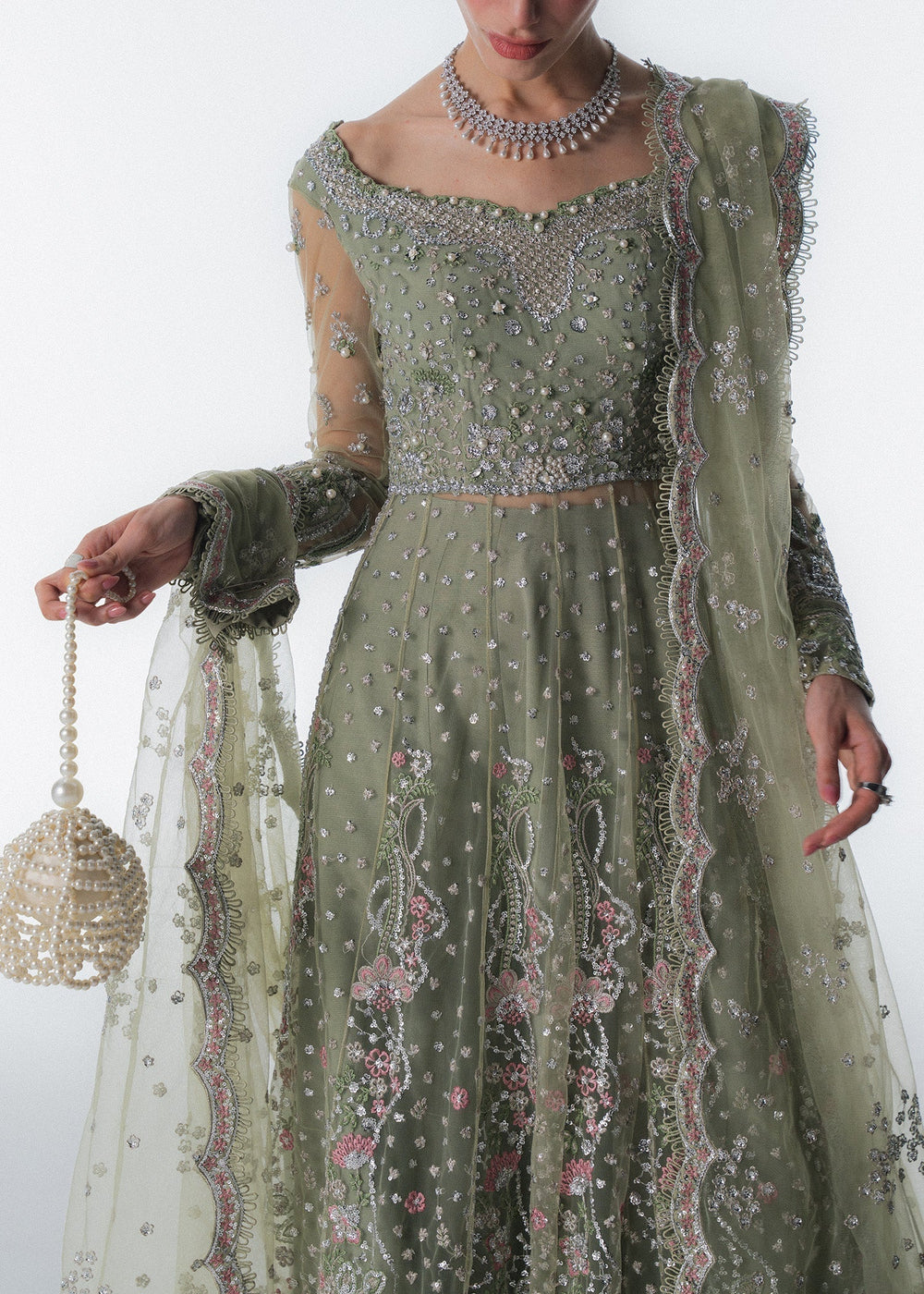 Sadaf Fawad Khan | Festive 25 | Seafoam - Official Sadaf Fawad Khan stockist in UK - Sakeena London