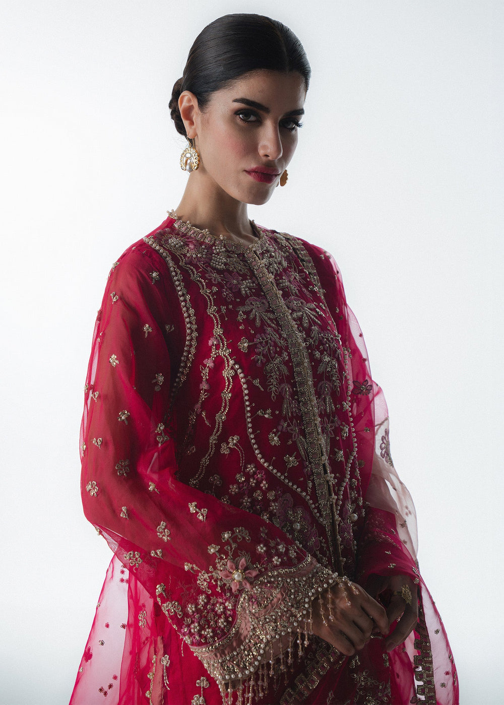 Sadaf Fawad Khan | Festive 25 | Fuschia Rose - Official Sadaf Fawad Khan stockist in UK - Sakeena London