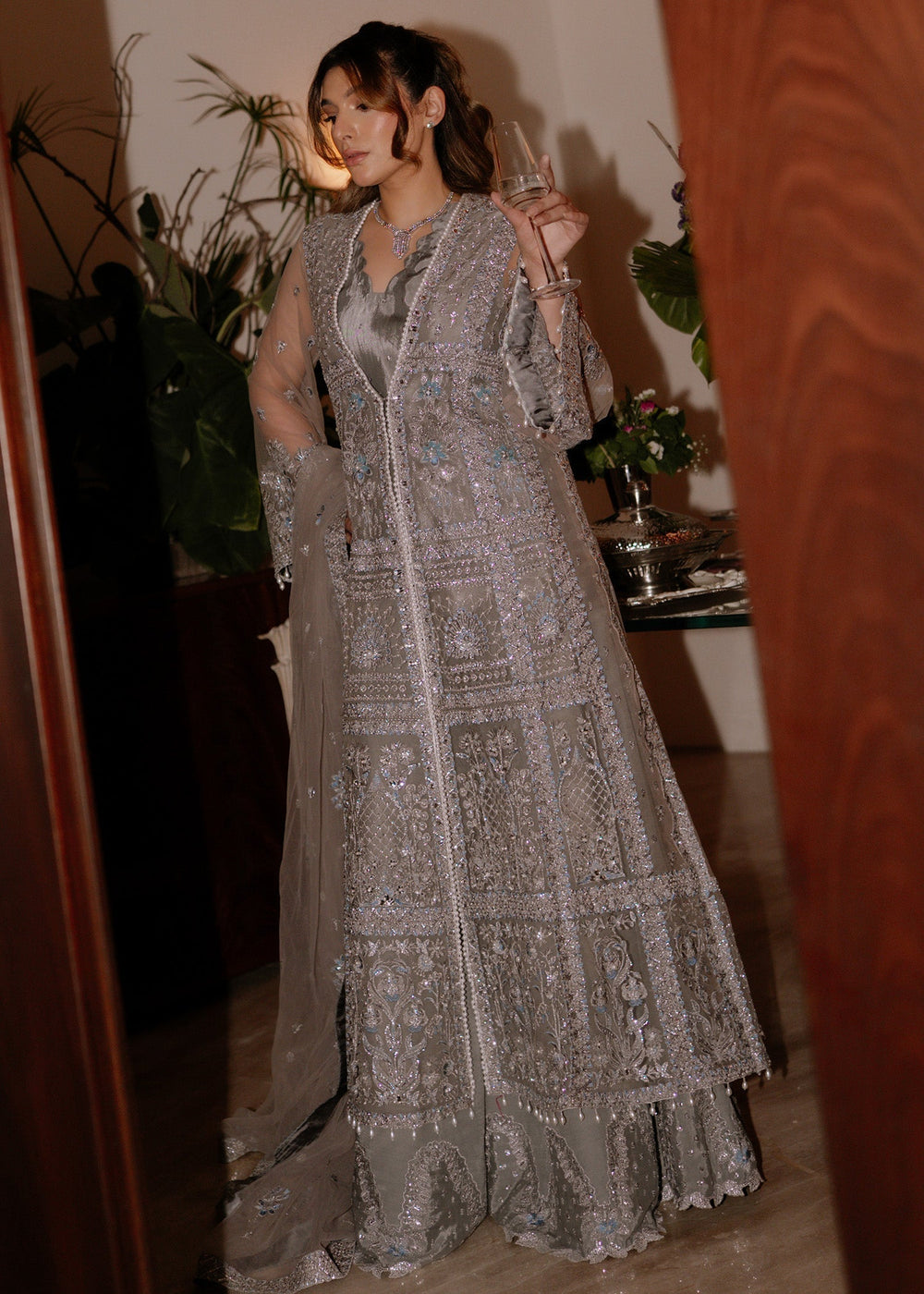 Sadaf Fawad Khan | Festive 25 | Overcast Whisper - Official Sadaf Fawad Khan stockist in UK - Sakeena London