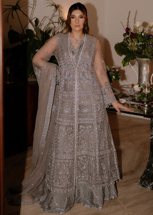 Sadaf Fawad Khan | Wedding Festive 25 | Overcast Whisper - Official Sadaf Fawad Khan stockist in UK - Sakeena London