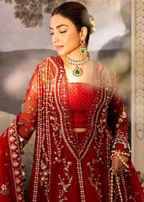 Sadaf Fawad Khan | Wedding Festive 25 | Scarlet - Official Sadaf Fawad Khan stockist in UK - Sakeena London