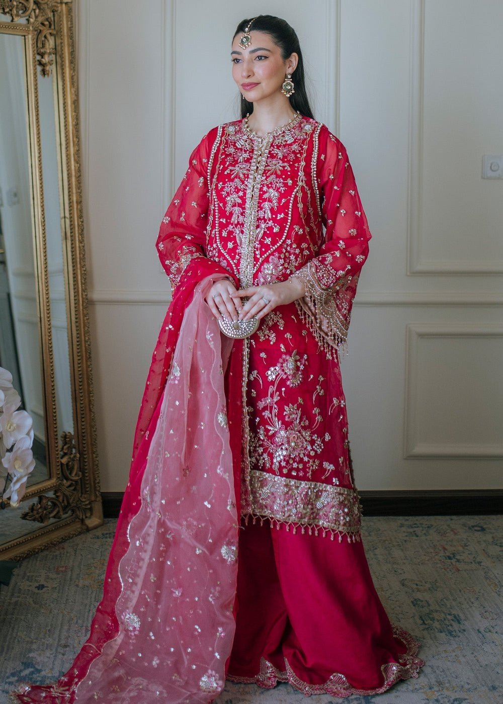 Sadaf Fawad Khan | Festive 25 | Fuschia Rose - Official Sadaf Fawad Khan stockist in UK - Sakeena London