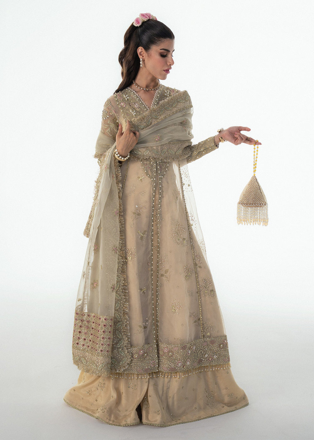 Sadaf Fawad Khan | Festive 25 | Ivory Celeste - Official Sadaf Fawad Khan stockist in UK - Sakeena London