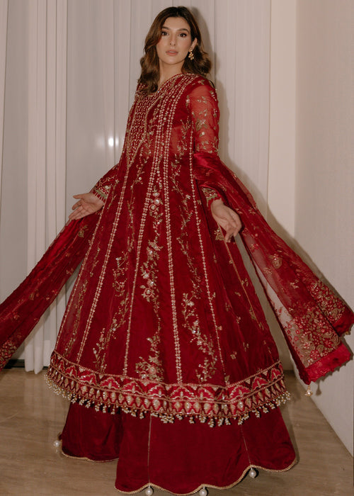 Sadaf Fawad Khan | Wedding Festive 25 | Scarlet - Official Sadaf Fawad Khan stockist in UK - Sakeena London