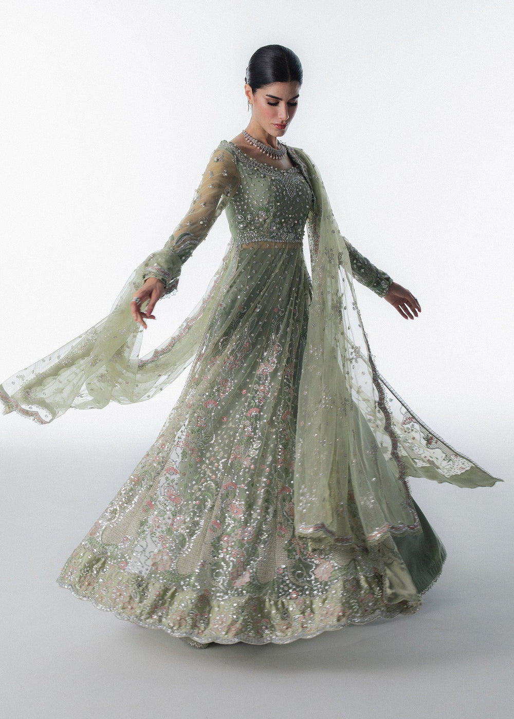 Sadaf Fawad Khan | Festive 25 | Seafoam - Official Sadaf Fawad Khan stockist in UK - Sakeena London