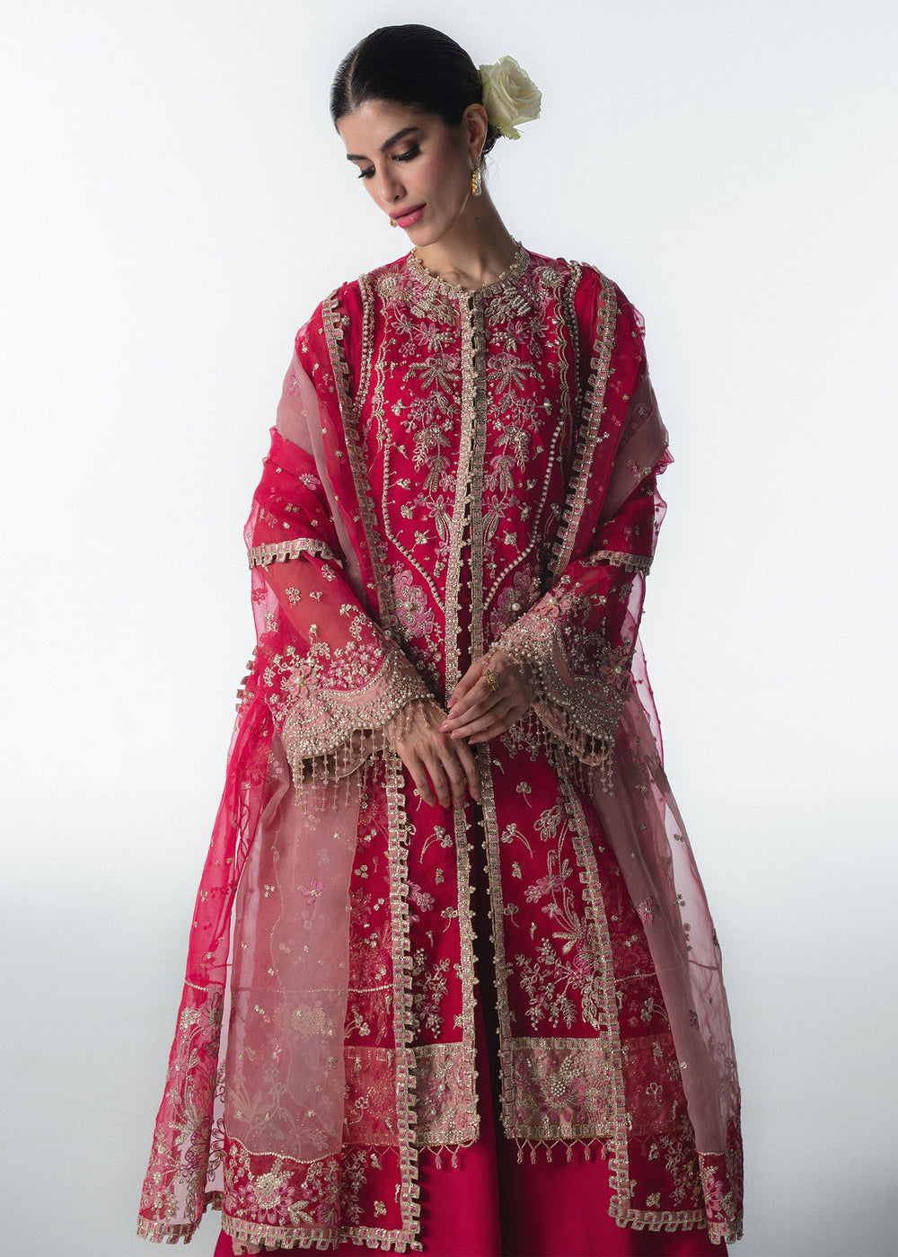 Sadaf Fawad Khan | Festive 25 | Fuschia Rose - Official Sadaf Fawad Khan stockist in UK - Sakeena London