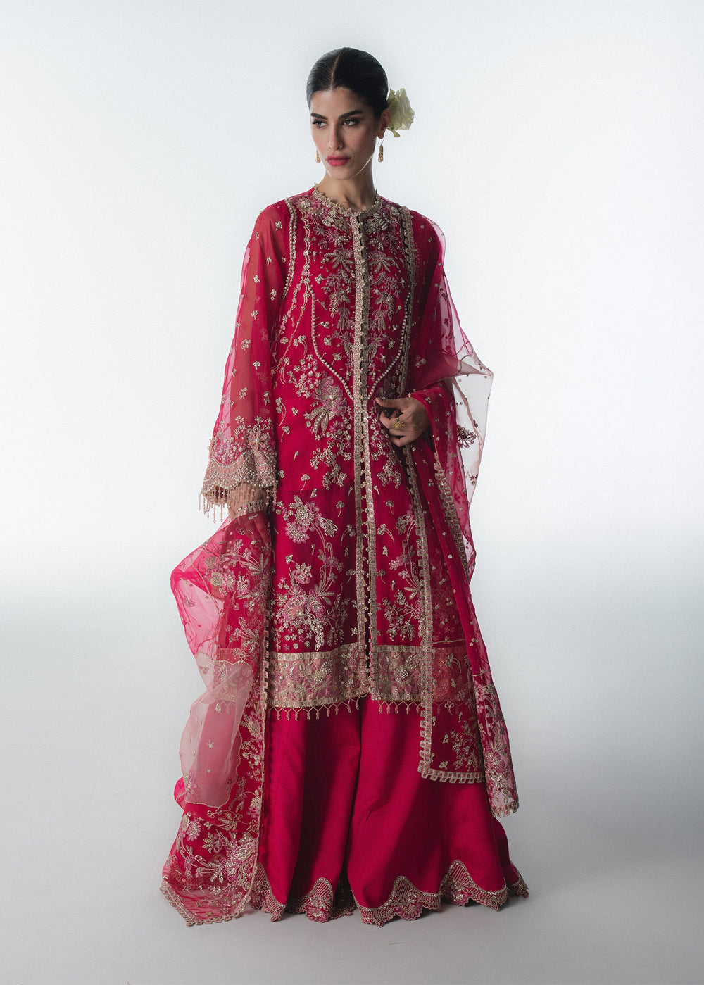 Sadaf Fawad Khan | Festive 25 | Fuschia Rose - Official Sadaf Fawad Khan stockist in UK - Sakeena London