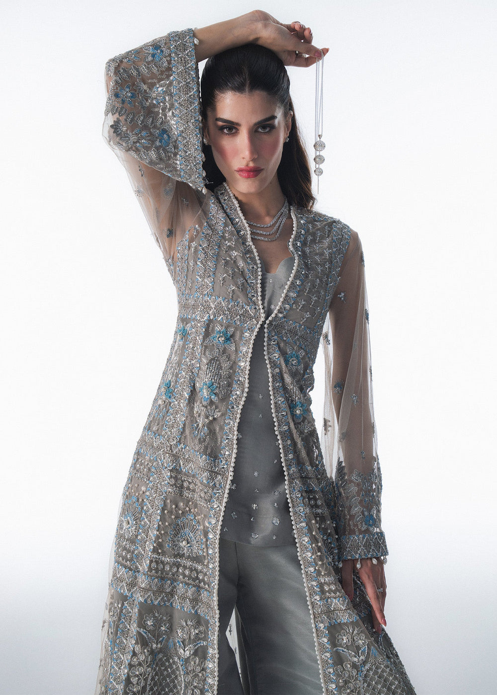 Sadaf Fawad Khan | Festive 25 | Overcast Whisper - Official Sadaf Fawad Khan stockist in UK - Sakeena London