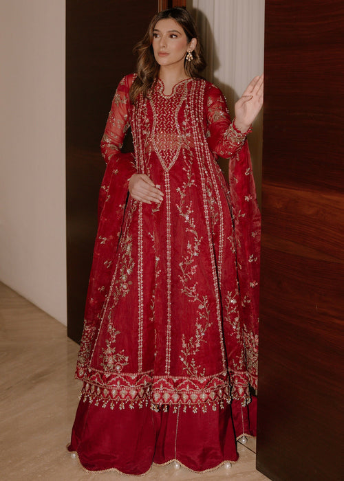 Sadaf Fawad Khan | Wedding Festive 25 | Scarlet - Official Sadaf Fawad Khan stockist in UK - Sakeena London