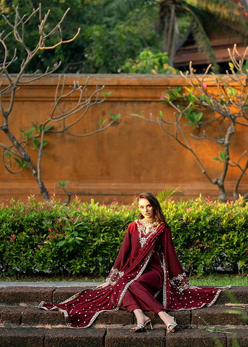 Mehak Yaqoob | Marvi Collection | Ruby - Official Mehak Yaqoob stockist in UK - Sakeena London