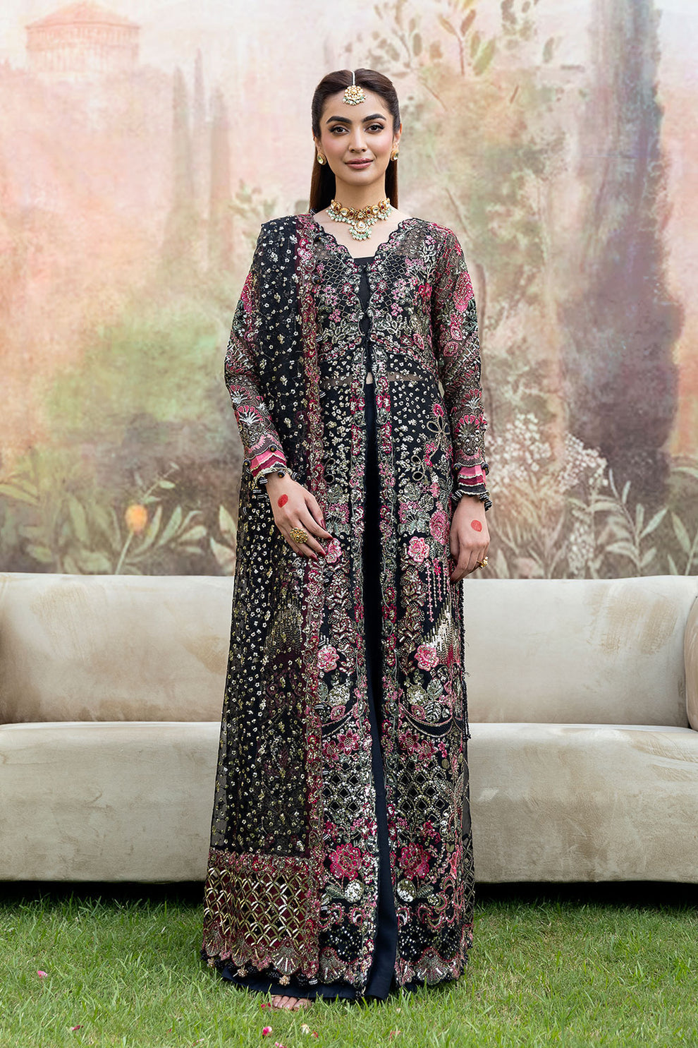 Shagna | Mehfil Festive Formals | SF-08-KAJAL - Official Ramsha stockist in UK - Sakeena London