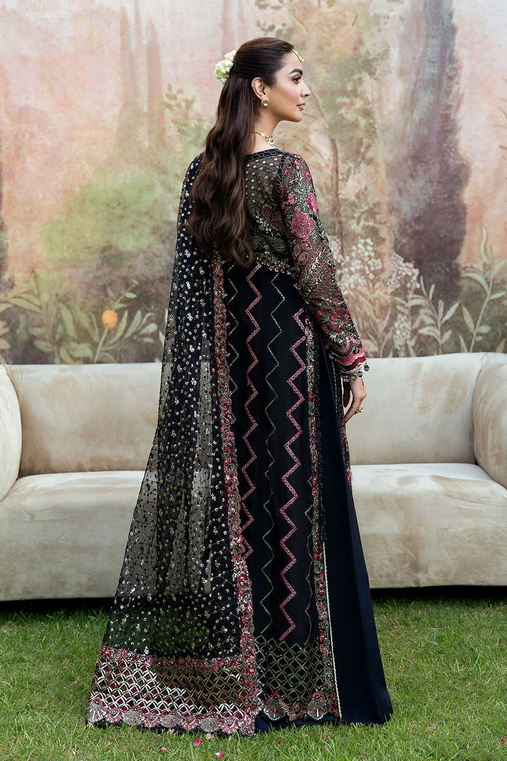 Shagna | Mehfil Festive Formals | SF-08-KAJAL - Official Ramsha stockist in UK - Sakeena London