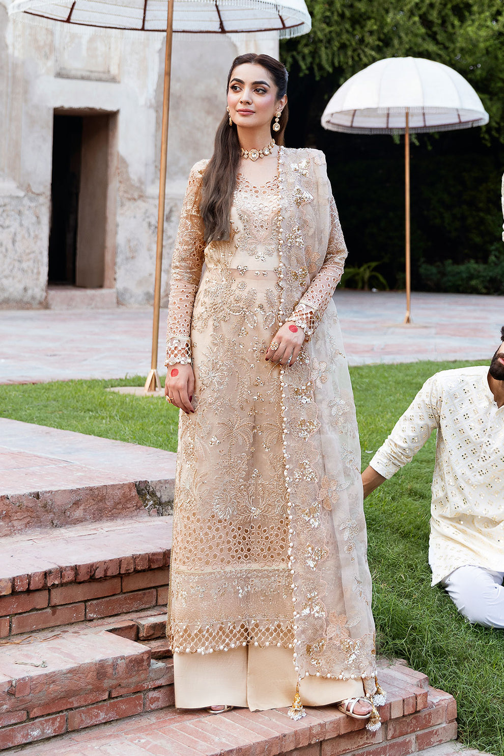 Shagna | Mehfil Festive Formals | SF-05- SUNDAL - Official Ramsha stockist in UK - Sakeena London